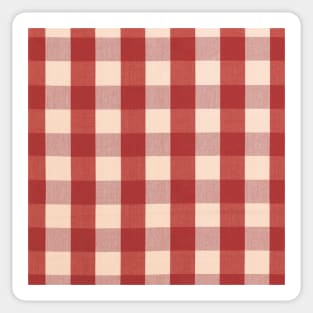 red checkered phone case Sticker